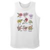 Disney Princess Flowers Girl's Fitted Muscle, White, X-Small view 1