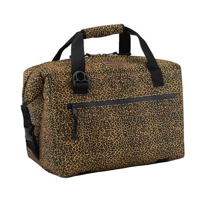 AO Coolers Leopard Print Cooler, High-Density Insulation, 24-Can, Made in USA