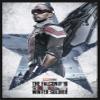 Fifth Sun Marvel Likeness Winter Soldier Falcon Poster Girl's Solid Crew Tee, Black, X-Large view 2