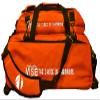 Vise Three Ball Tote Roller Bowling Bag with Shoe Pouch Orange view 1