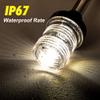 Sebnux White LED Fold Down Boat Stern Light Boat Anchor Light for Pontoon (6 Inch) view 3