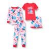 Amazon Essentials Disney | Marvel | Star Wars Girls' Pajama Set, Stitch Hugs, 4 view 1
