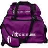 Vise Three Ball Tote Roller Bowling Bag with Shoe Pouch Purple view 1