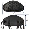 Pactrade Marine Adjustable Straps Black Padded Kayak Back Canoe Backrest Support Comfy Cushion Sit On Top Fishing Brass Clips Canoeing Kayaking Rafting Rest Pad Antiskid (2) view 2