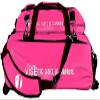 Vise Three Ball Tote Roller Bowling Bag with Shoe Pouch Pink view 1