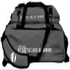 Vise Three Ball Tote Roller Bowling Bag with Shoe Pouch Grey view 1