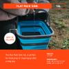 SOL Flat Pack Collapsible Camp Sink, 16 Liter, Pack of 2 view 3