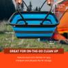 SOL Flat Pack Collapsible Camp Sink, 16 Liter, Pack of 2 view 4