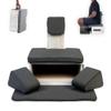 Ungloo Box Meditation Floor Chair, Back Support, Knee and Hip Support, Knees, Portable and Lightweight (Gray) view 1
