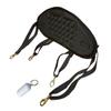 Pactrade Marine Adjustable Straps Black Padded Kayak Back Canoe Backrest Support Comfy Cushion Sit On Top Fishing Brass Clips Canoeing Kayaking Rafting Rest Pad Antiskid (1) view 1