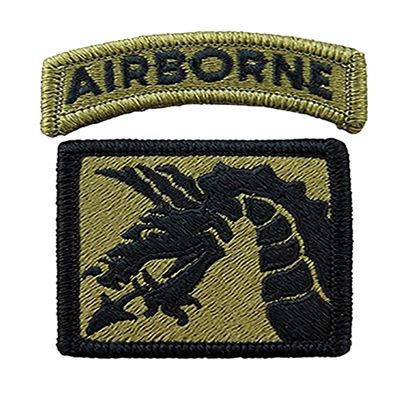 18th Airborne Corps OCP Patch with Airborne Tab (Military Issued)-Veteran Owned Business