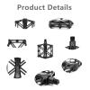 Sethruki Non-Slip Bicycle Pedals, Mountain Bike Flat Aluminum Alloy Pedals, MTB 9/16 inch Suitable, Light Weight Super Sealed Bearings, Suitable for Road Mountain Bikes view 4
