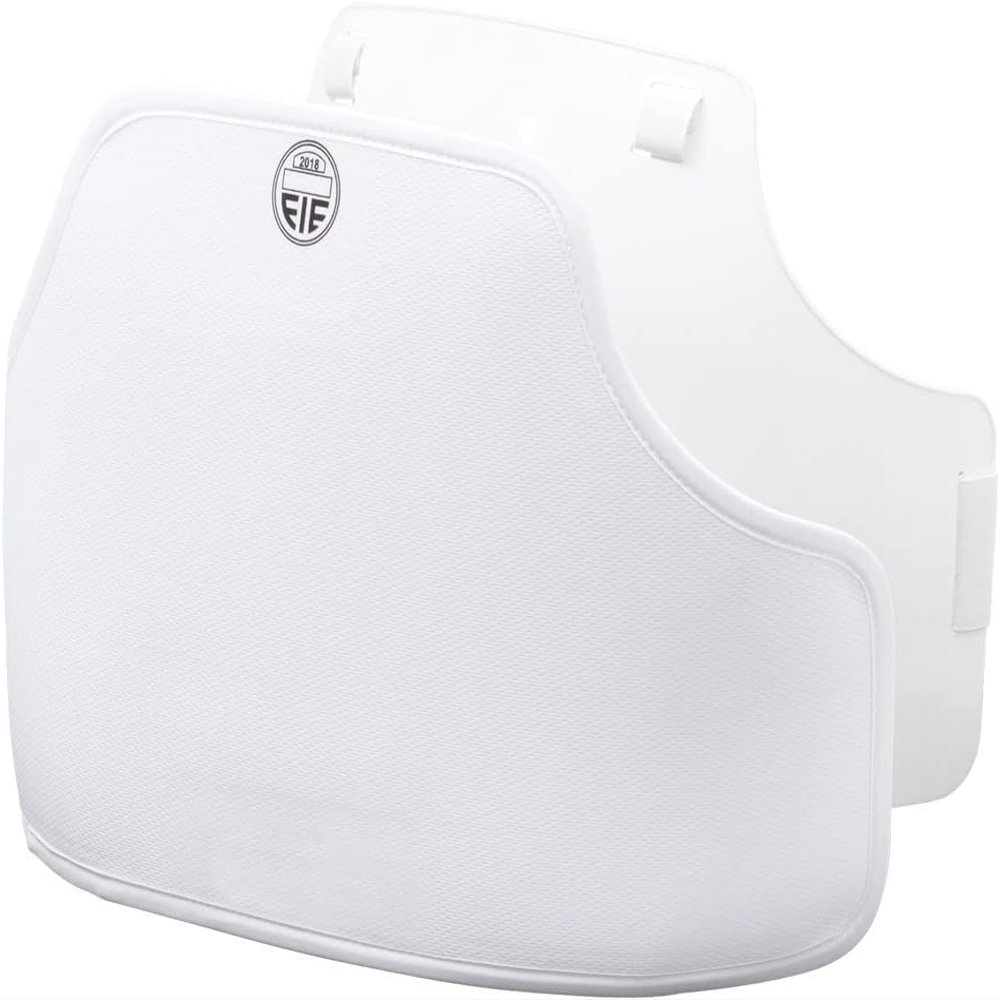 LEONARK FIE Certificate Fencing Sport Chest Guards - Adjustable Double Layer Soft Breast Protectors for Football Rugby Volleyball Baseball etc - Plastron for Foil Epee Saber Fencers (Male FIE, L)