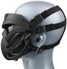 NanYan Tactical anti-fog Airsoft mask with anti-fog lens protection, adjustable anti-impact gaming mask.,Black Yellow view 2