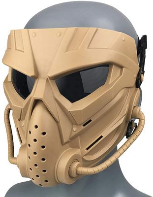 Tactical anti-fog Airsoft mask with anti-fog lens protection, adjustable anti-impact gaming mask.