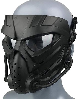 Tactical anti-fog Airsoft mask with anti-fog lens protection, adjustable anti-impact gaming mask.