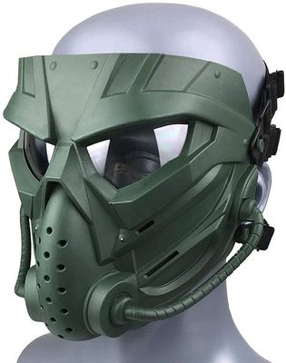 Tactical anti-fog Airsoft mask with anti-fog lens protection, adjustable anti-impact gaming mask.