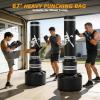 GIKPAL Freestanding Punching Bag for Adults 67'' Heavy Boxing Bag with Boxing Gloves, No Spring Low-Noise Standing Bag for Home Office Kickboxing view 3