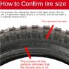 CATAZER Bike Tyre Bicycle Tyres for Kit BMX Bike Folding Bike Road Bike 12/14/16/18/20X 2.5 (20X2.5) view 3