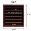 Zmiky 49 Golf Ball Display Case Cabinet Wall,Golf Ball Display Rack ,Golf Gift for Golf Enthusiast Collectibles with UV Protection Acrylic Door(Mahogany) view 3