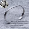 Enni of York I fucking love you.for Women Birthday Gifts for Her Silver Cuff Bangle American flag Bracelet view 3