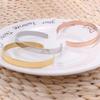 Enni of York I fucking love you.for Women Birthday Gifts for Her Silver Cuff Bangle American flag Bracelet view 4