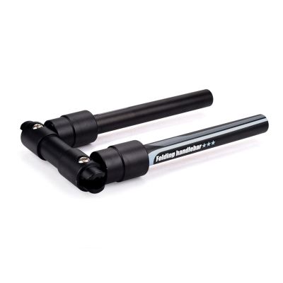 Aluminum Alloy Quick Release Foldable Handlebar for 25.4/31.8MM 560/660MM Road Mountain Bike Cycling Equiment Replacement,Black Gray,25.4/31.8x660MM