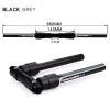 Aluminum Alloy Quick Release Foldable Handlebar for 25.4/31.8MM 560/660MM Road Mountain Bike Cycling Equiment Replacement,Black Gray,25.4/31.8x660MM view 2