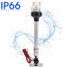 Qiilu Led Anchor Navigation Light, 12in LED Navigation Light Round Sailing Lamp 360 All Round Lighting for Marine Boat Yacht view 3