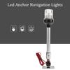Qiilu Led Anchor Navigation Light, 12in LED Navigation Light Round Sailing Lamp 360 All Round Lighting for Marine Boat Yacht view 4