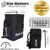 Brew Haas Backpack Cooler Matte Black, Premium Leak Proof Zipper, Insulated, Smart aerogel Pockets, This Waterproof Back Pack Cooler Soft Sided, Hold 36 Can Like The yeti and rtic Coolers view 4