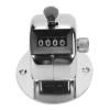 Hand Tally Counter, Metal Base Knob with Buttons 4-Digit Manual Counting Tool for Workshop Inventory view 3