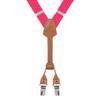 Action Ward Women's Suspenders - 1" Width - Y Back 4 Clip Skinny Ladies Suspenders (Hot Pink) view 2