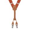 Action Ward Women's Suspenders - 1" Width - Y Back 4 Clip Skinny Ladies Suspenders (Brown Rust) view 2