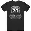 1970 Cougar Eliminator Front Grill View with Model Year Sign T Shirt XL Black view 1