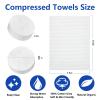 100 PCS Compressed Towels, Compressed Cotton Hand Wipe, Camping Towel, Disposable Face Compressed Towels, Camping Towels Compressed Towel Tablet,Camping, Sports view 4