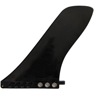 saruSURF 9" Longboard Paddleboard US Box Center Hard fin for Race Cruise Touring Fishing Surf SUP (Black Reverse (no Screw inc.))