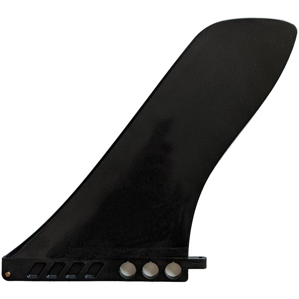 saruSURF 9" Longboard Paddleboard US Box Center Hard fin for Race Cruise Touring Fishing Surf SUP (Black Reverse (no Screw inc.))