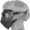Tactical Air Gun Mask, Skull Full Face Mask With Goggles, Suitable For CS Game Paintball view 2
