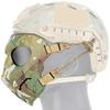 Tactical Air Gun Mask, Skull Full Face Mask With Goggles, Suitable For CS Game Paintball view 2
