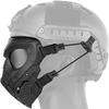 Tactical Air Gun Mask, Skull Full Face Mask With Goggles, Suitable For CS Game Paintball view 3