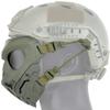 Tactical Air Gun Mask, Skull Full Face Mask With Goggles, Suitable For CS Game Paintball view 2