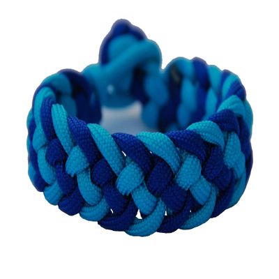 Homemade Paracord Bracelet(s) (Mated Snake Knots - B,W, 5.5)