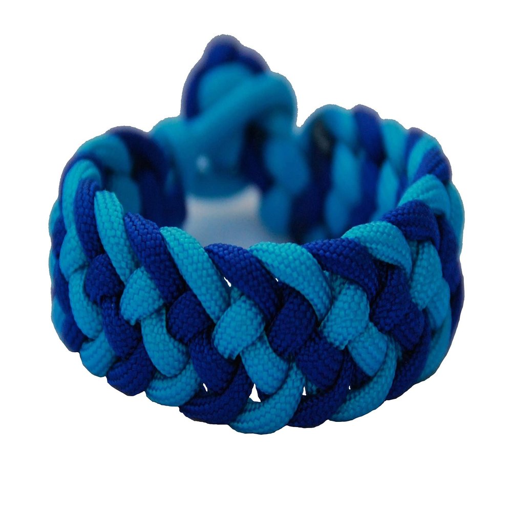Homemade Paracord Bracelet(s) (Mated Snake Knots - B,W, 5.5)