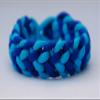 Homemade Paracord Bracelet(s) (Mated Snake Knots - B,W, 5.5) view 2
