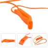 AUGSUN 20 Pcs Safety Whistle Marine Whistle Plastic Whistles with Lanyard for Emergency view 3