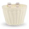 EIRONA Kids Bike Handlebar Basket  White Storage Basket for Bicycle, Scooter & Tricycle view 1
