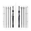 2.7M2.4M 2.1M Lure Fishing Rod, Ultra-Lightweight 6-Section Fishing Rod Carbon Rod, Bait Fishing Rod, bass Fishing, Trout Fishing Tackle Pesca ZYHYD (Color : Spinning Rod, Size : 2.1m) view 1