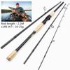 2.1M4 Section Lure Rod, Portable Fishing Rod Carbon Fiber M Power, Spinning Drawing Casting Lure Rod, Trout Lure Fishing Trip Sea Boat Fishing Pescar ZYHYD (Color : Casting Rod, Size : 2.1m) view 2