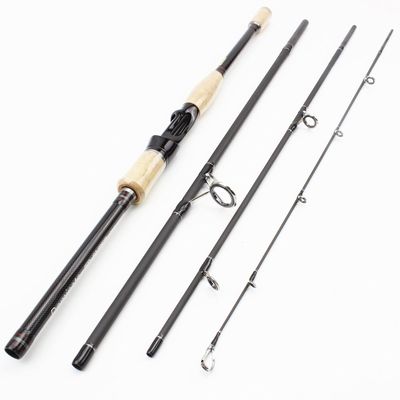 2.1M4 Section Lure Rod, Portable Fishing Rod Carbon Fiber M Power, Spinning Drawing Casting Lure Rod, Trout Lure Fishing Trip Sea Boat Fishing Pescar ZYHYD (Color : Spinning Rod, Size : 2.1m)